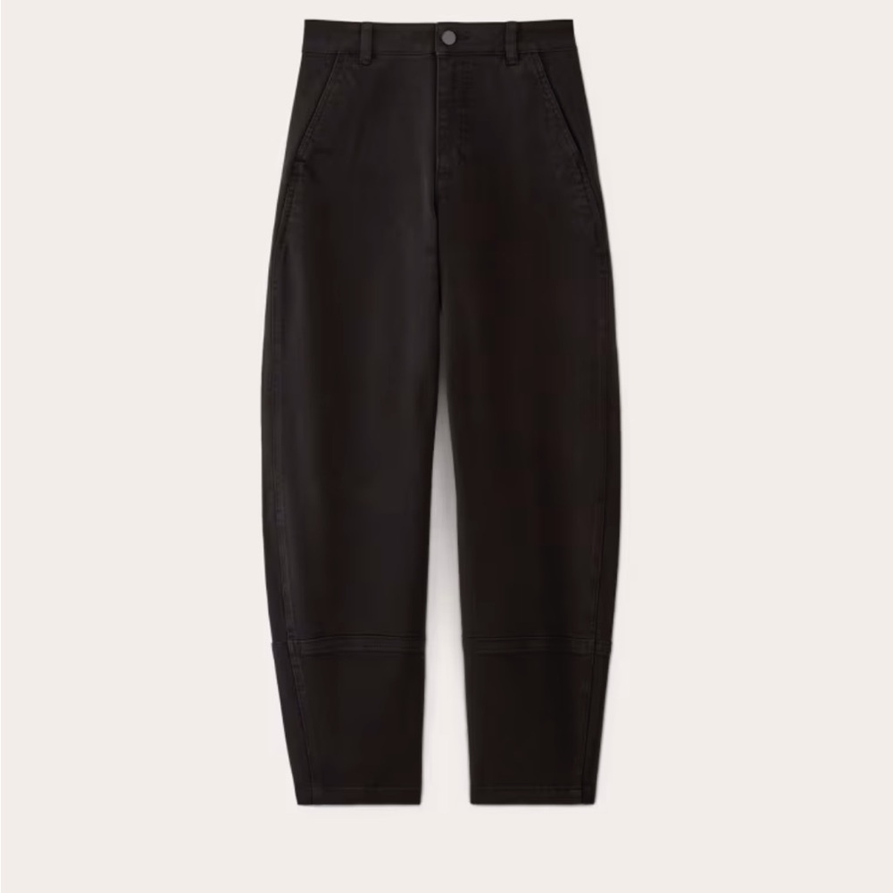 Black Everlane Barrel Pants